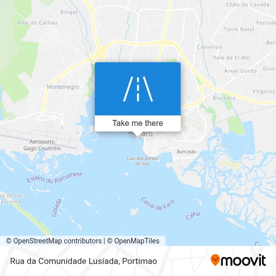 Rua da Comunidade Lusíada map