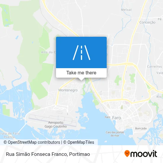 Rua Simão Fonseca Franco map