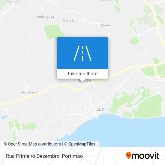 Rua Primeiro Dezembro map