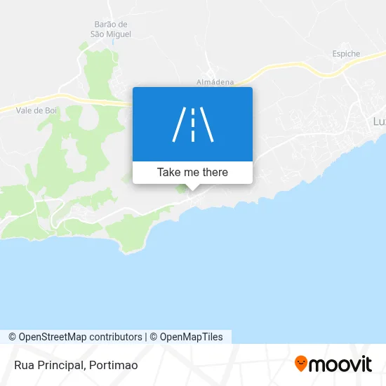 Rua Principal map