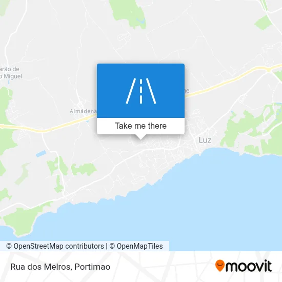 Rua dos Melros map