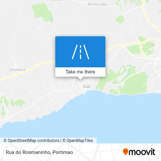 Rua do Rosmaninho map
