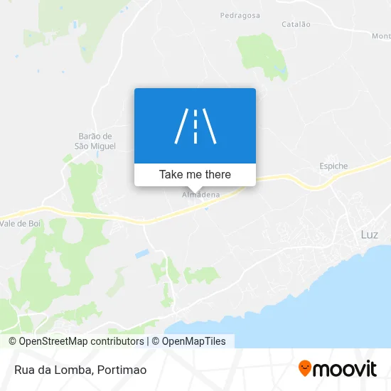 Rua da Lomba map
