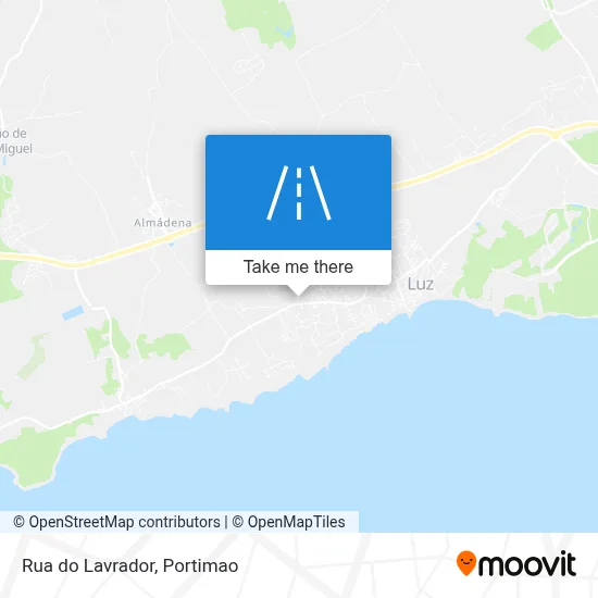 Rua do Lavrador map