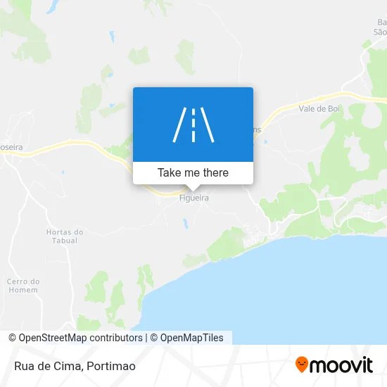 Rua de Cima map