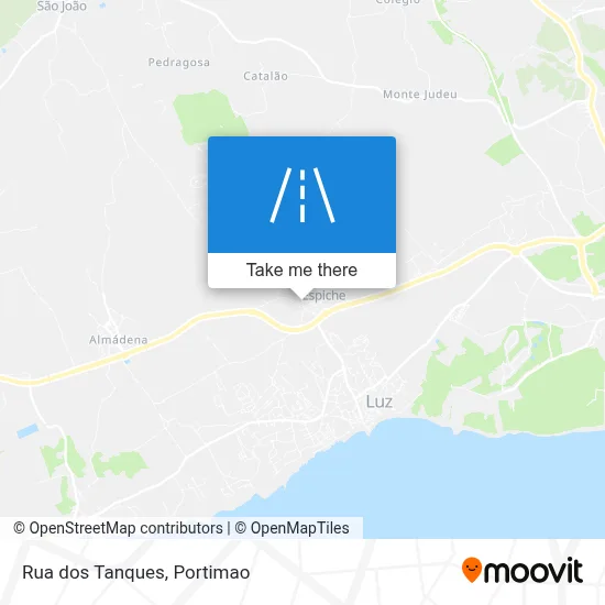 Rua dos Tanques map
