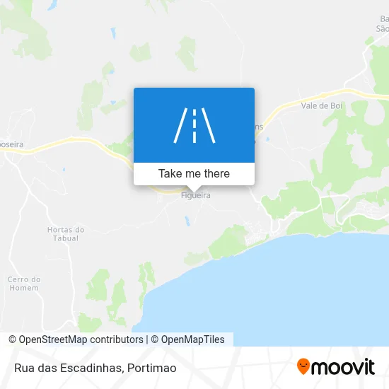 Rua das Escadinhas map