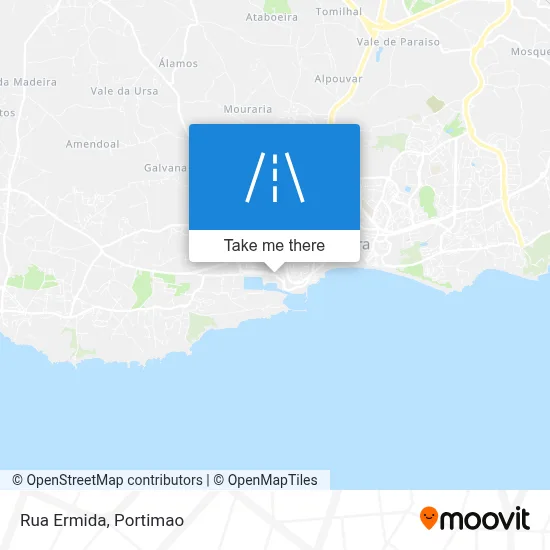Rua Ermida map