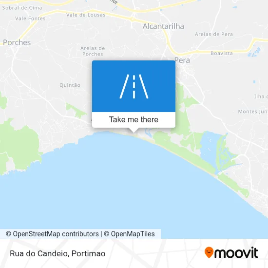 Rua do Candeio map