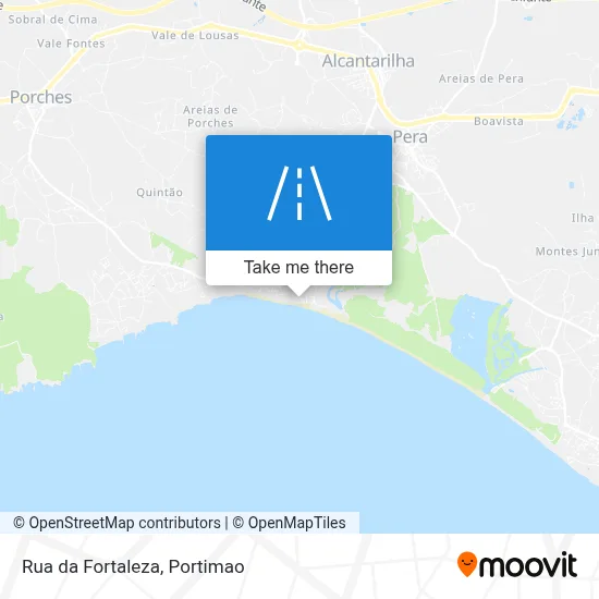 Rua da Fortaleza map
