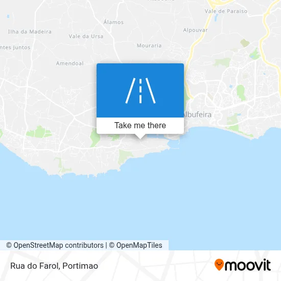 Rua do Farol map