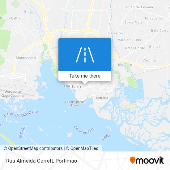 Rua Almeida Garrett map