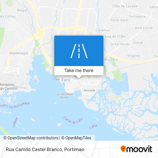 Rua Camilo Castel Branco map