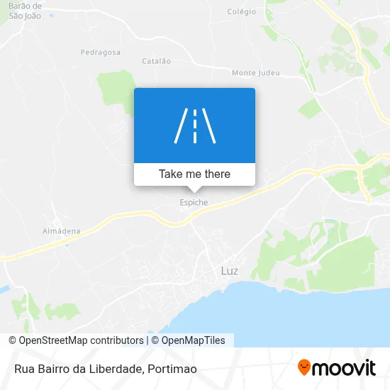 Rua Bairro da Liberdade map