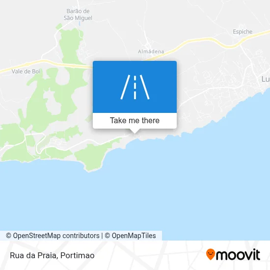 Rua da Praia map