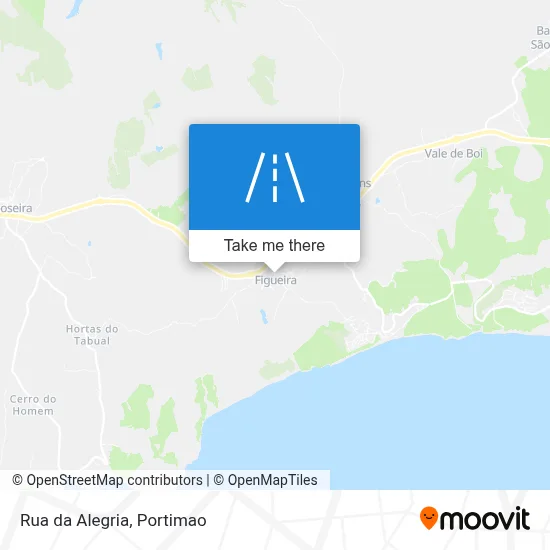 Rua da Alegria map