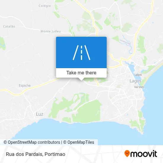Rua dos Pardais map
