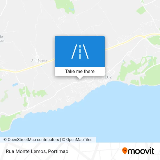 Rua Monte Lemos map