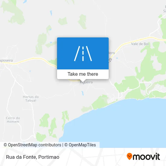 Rua da Fonte map