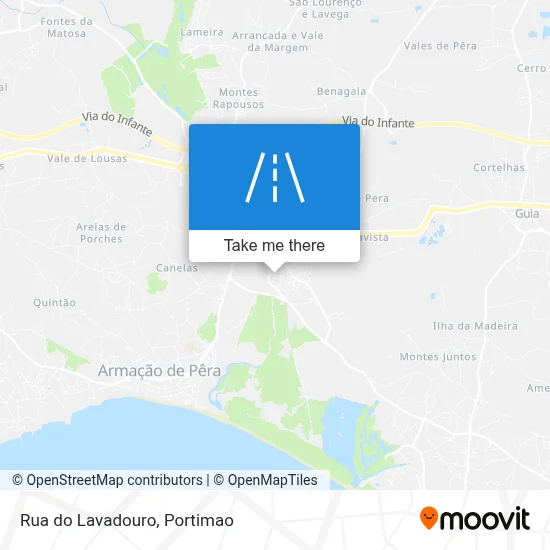 Rua do Lavadouro map