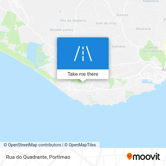 Rua do Quadrante map