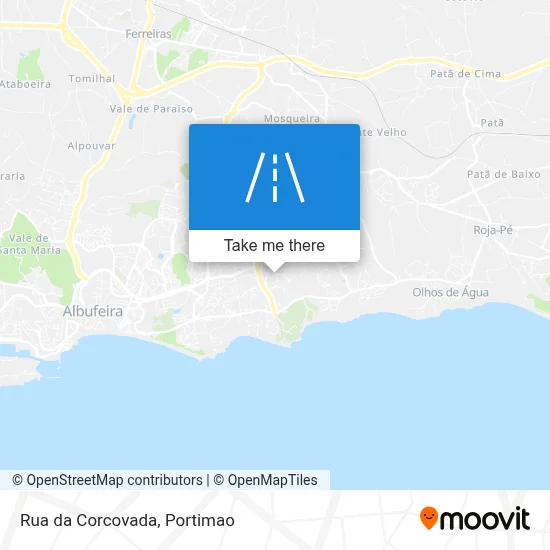 Rua da Corcovada map