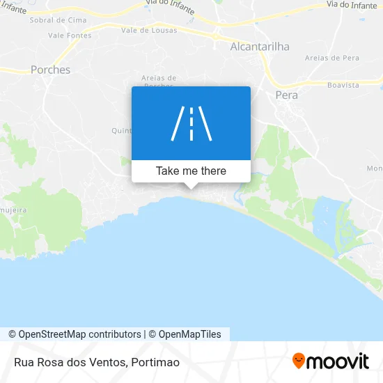Rua Rosa dos Ventos map