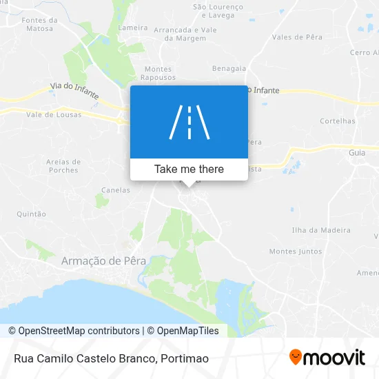 Rua Camilo Castelo Branco map