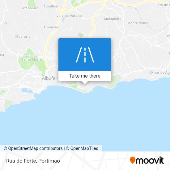 Rua do Forte map