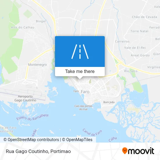 Rua Gago Coutinho map