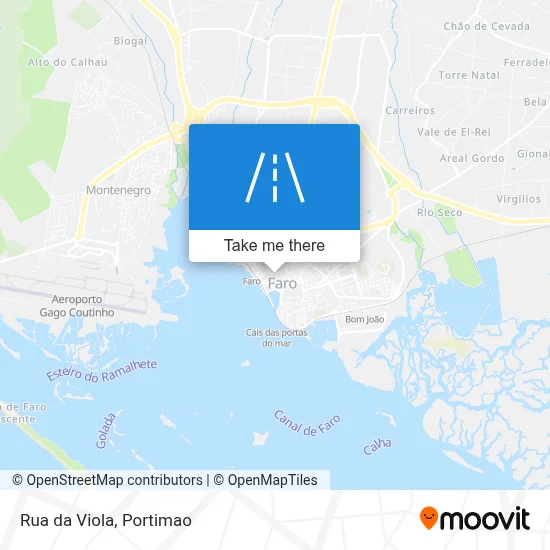 Rua da Viola map