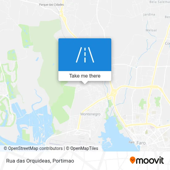 Rua das Orquideas map