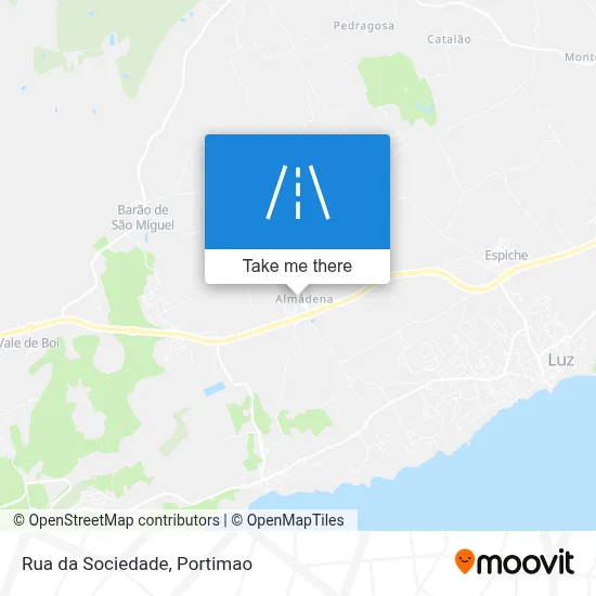 Rua da Sociedade map