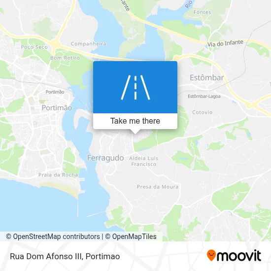 Rua Dom Afonso III map