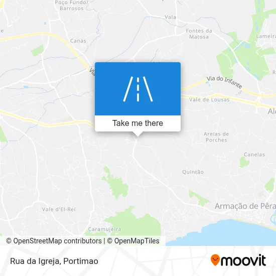 Rua da Igreja map