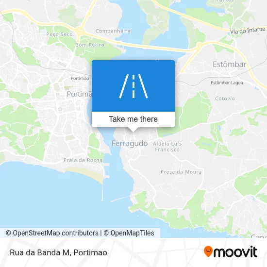 Rua da Banda M map