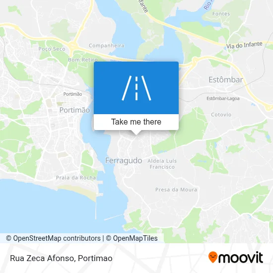 Rua Zeca Afonso map