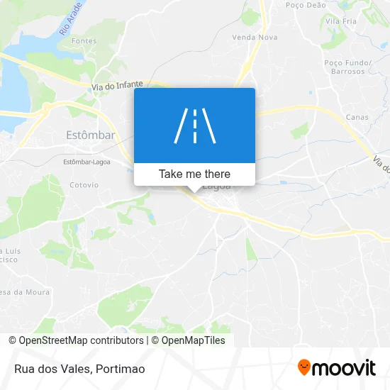 Rua dos Vales map