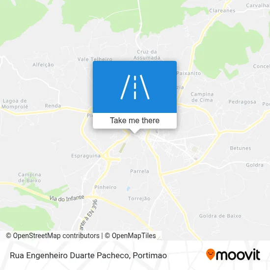 Rua Engenheiro Duarte Pacheco map