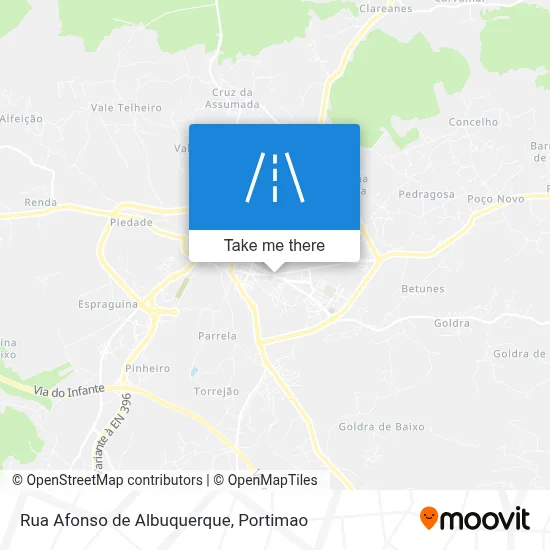 Rua Afonso de Albuquerque map