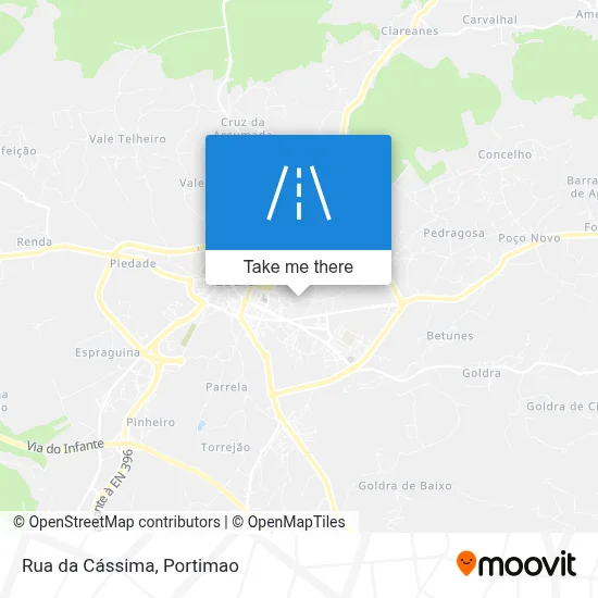 Rua da Cássima map