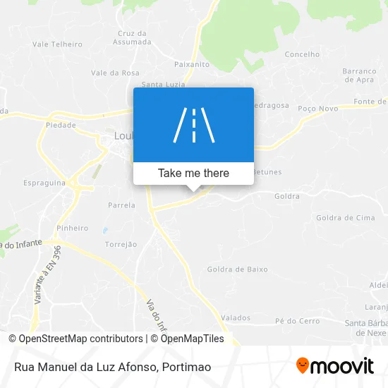 Rua Manuel da Luz Afonso map