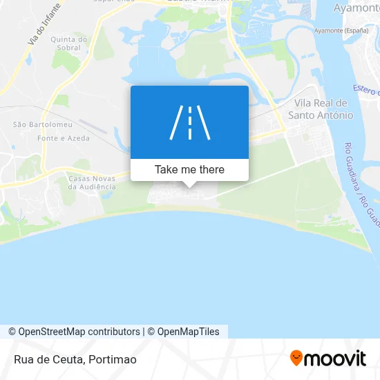 Rua de Ceuta map