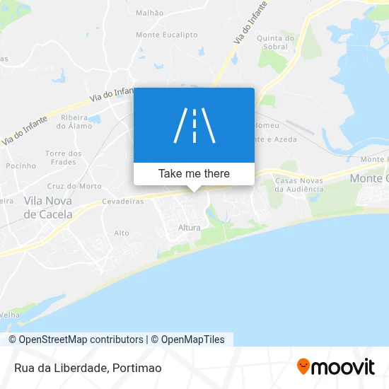 Rua da Liberdade map