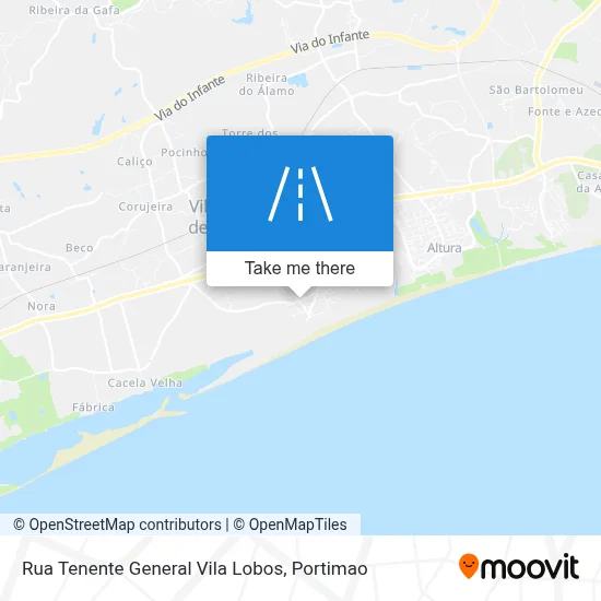 Rua Tenente General Vila Lobos map