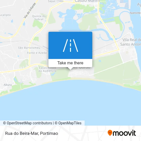 Rua do Beira-Mar map