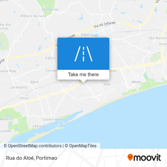 Rua do Aloé map