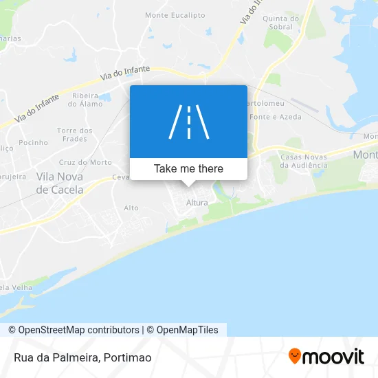 Rua da Palmeira map