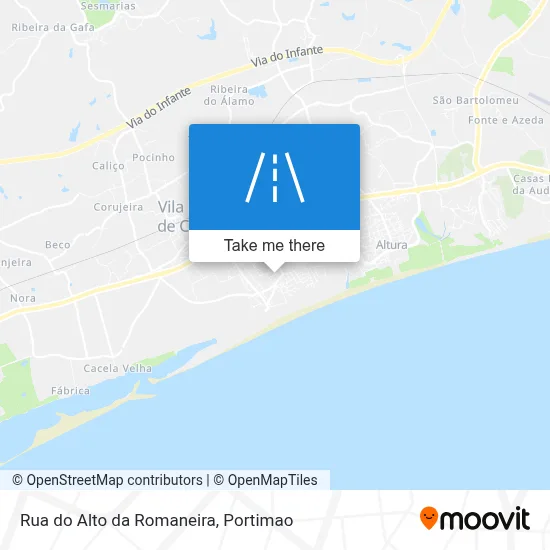 Rua do Alto da Romaneira map
