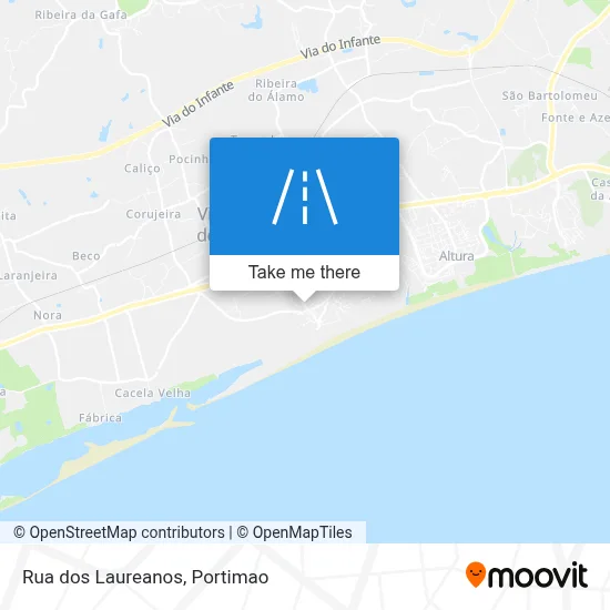 Rua dos Laureanos map